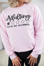 Adulting- One Star Crewneck