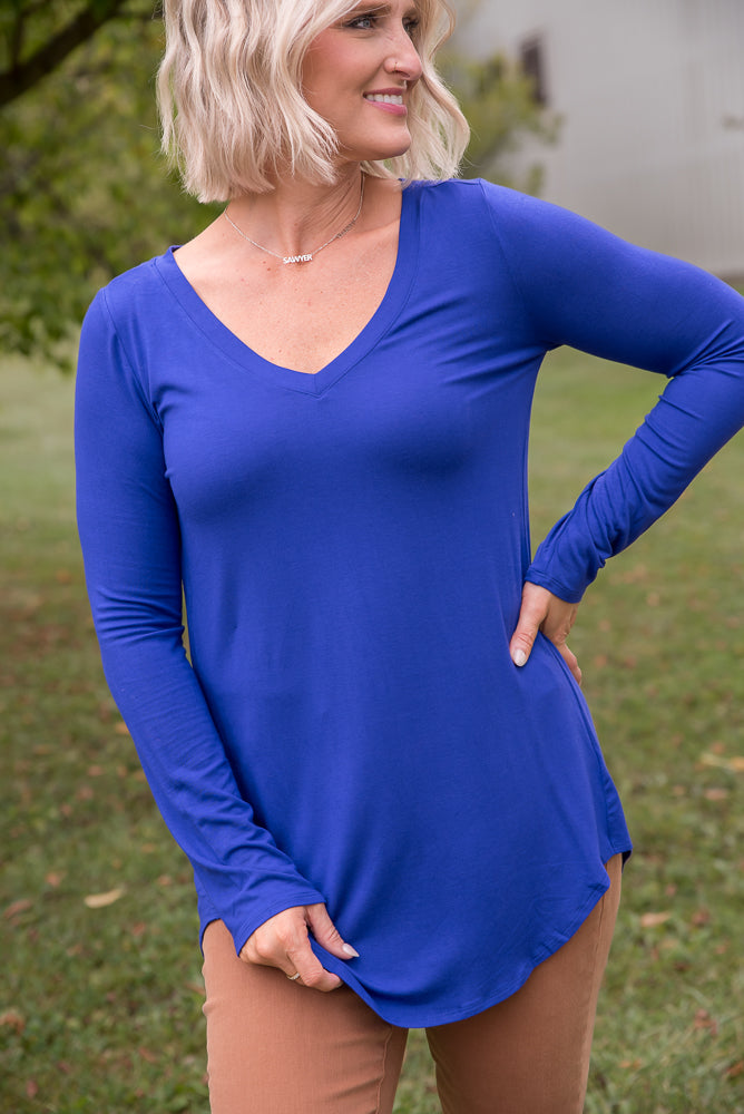 {ONLINE EXCLUSIVE} More Than Basic Top in Blue