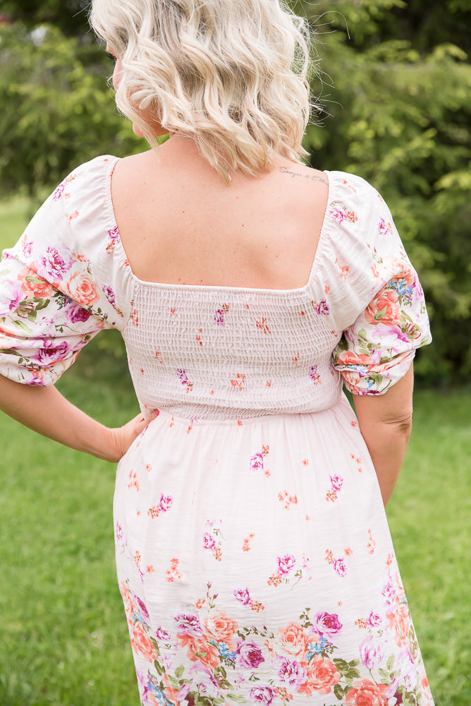 Elegant and Sweet Floral Dress