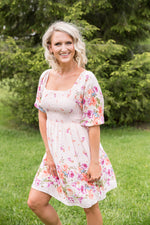 Elegant and Sweet Floral Dress