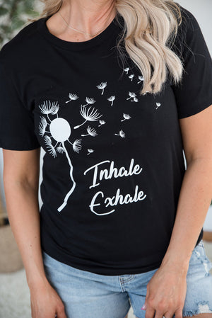 Inhale Exhale Graphic Tee