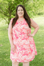 {ONLINE EXCLUSIVE} Coral Splash Dress