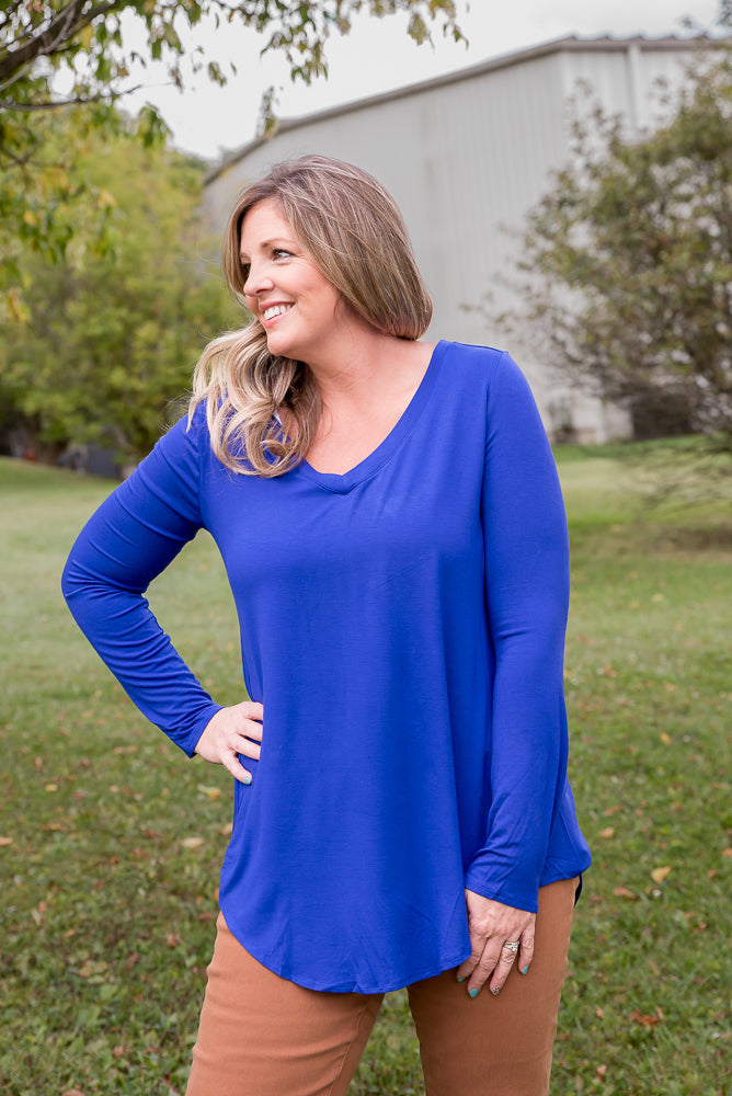 {ONLINE EXCLUSIVE} More Than Basic Top in Blue