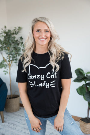 Crazy Cat Lady Graphic Tee