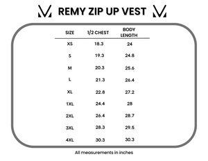 Remy Zip Up Vest - Heathered Burgundy