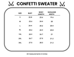 Confetti Sweater - Blue