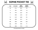 Sophie Pocket Tee - Blue