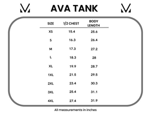 Ava Tank - Red Freedom Stars