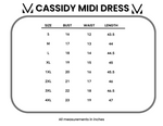 Cassidy Midi Dress - Micro Vintage Floral