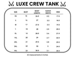 Luxe Crew Tank - Denim