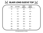 Blair Long Sleeve Top - Autumn Floral