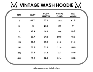 Vintage Wash Hoodie - Black