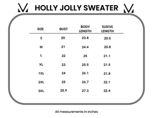 Holly Jolly Sweater - Gold + Silver Trees