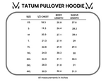 Tatum Textured Pullover Hoodie - Black