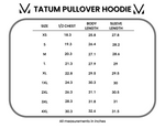 Tatum Textured Pullover Hoodie - Charcoal Stripes