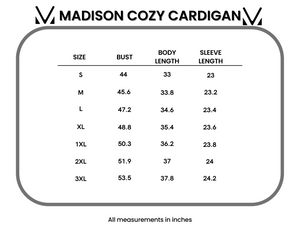 Madison Cozy Cardigan - Frosted Berry