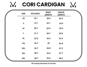 Cori Cardigan - Burgundy