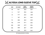 Alyssa Long Sleeve Top - Mulberry