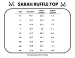 Sarah Ruffle Short Sleeve - Autumn Floral