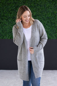 Madison Cozy Cardigan - Stormy Clouds