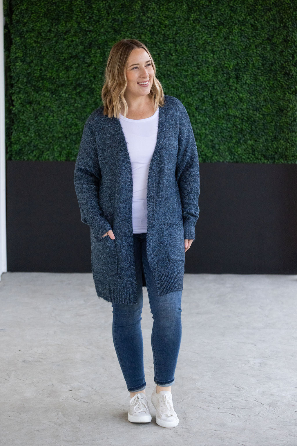 Madison Cozy Cardigan - Midnight Skies