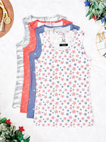 Ava Tank - Blue Liberty Stars