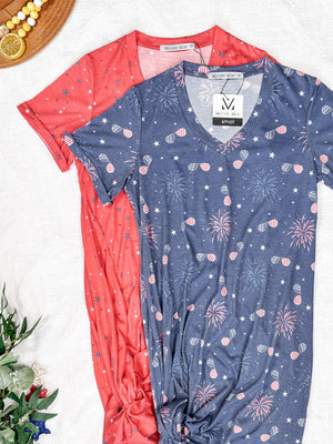 Knot Dress - Aviators and Fireworks