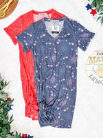 Knot Dress - Aviators and Fireworks
