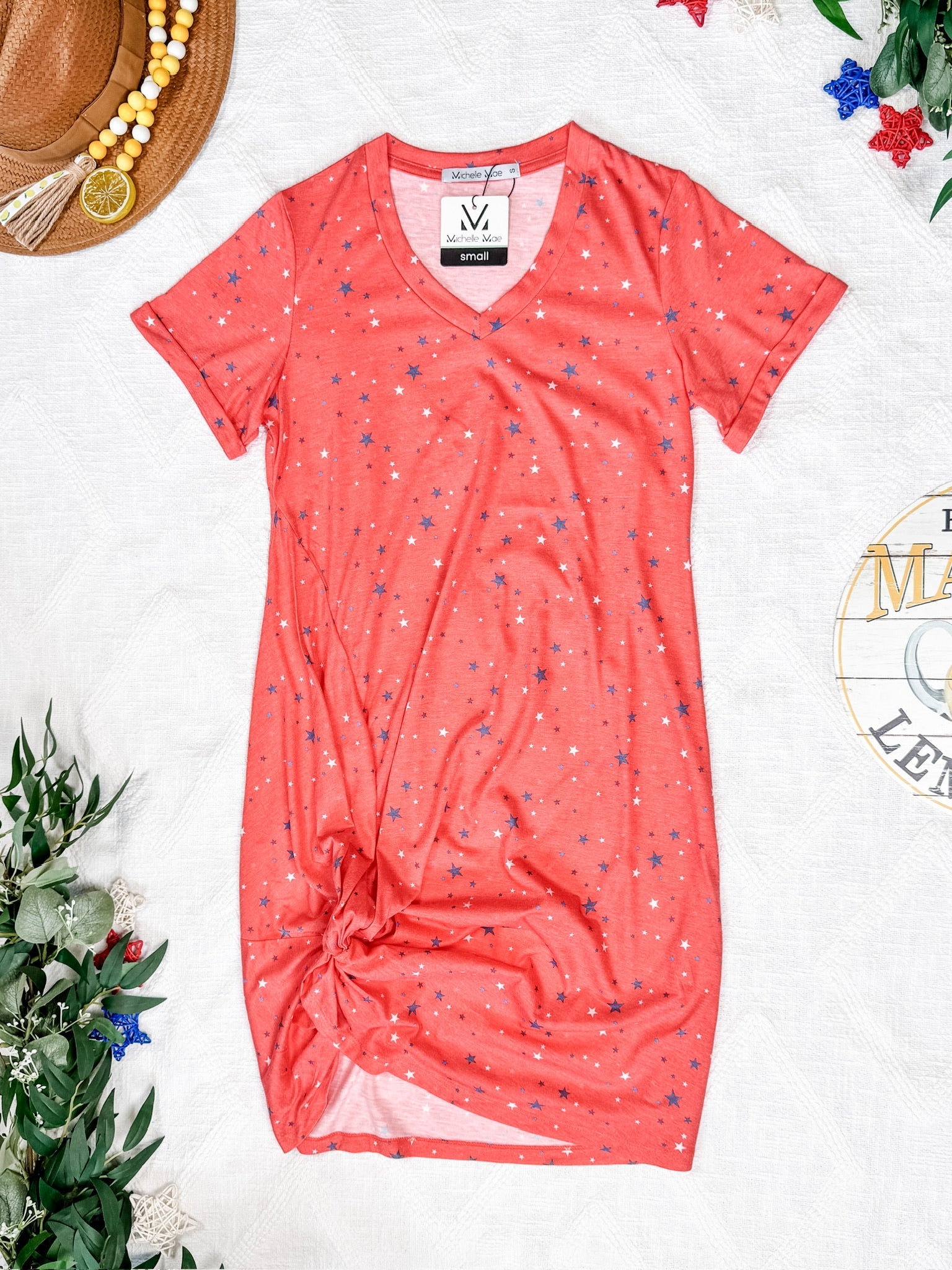 Knot Dress - Aviators and Fireworks
