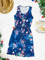 Sadie Dress - Navy Floral Bliss