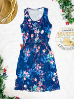 Sadie Dress - Navy Floral Bliss