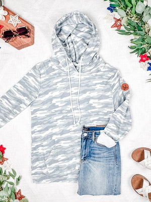 Hailey Pullover Hoodie - Camo