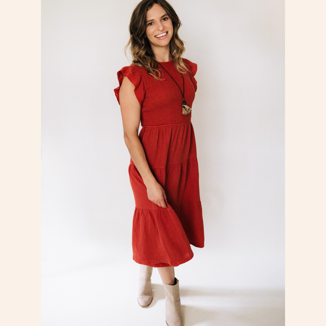 Copper Mommy & Me Dress - Women