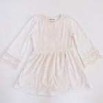 Ivory Lace Mommy & Me Dress - Child