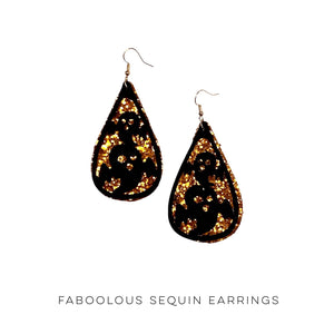 {ONLINE EXCLUSIVE} FaBOOlous Sequin Earrings
