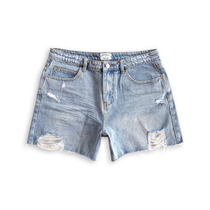 {ONLINE EXCLUSIVE} Not a Worry Denim Shorts