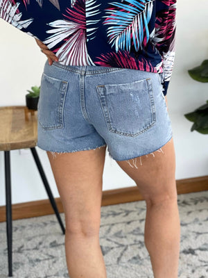 {ONLINE EXCLUSIVE} Not a Worry Denim Shorts