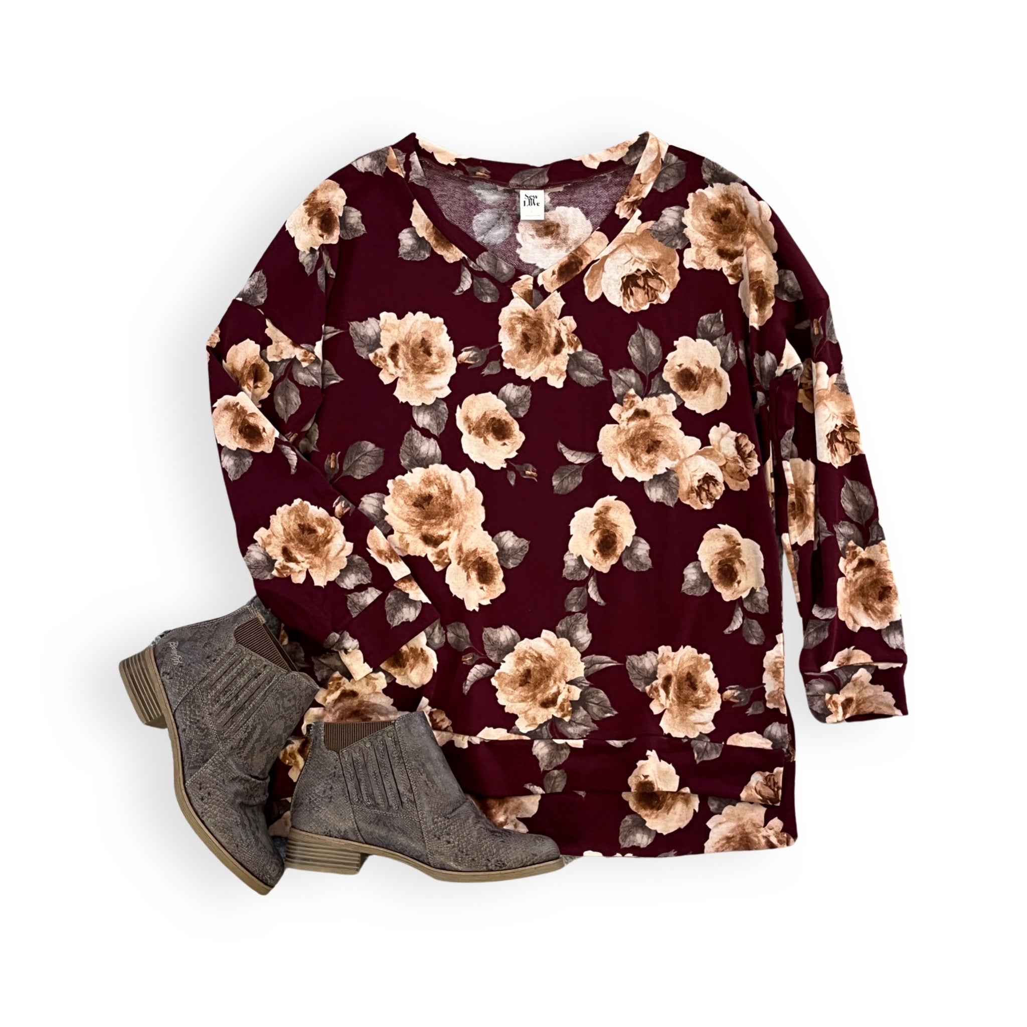 {ONLINE EXCLUSIVE} A Class Act Floral Sweater