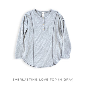 Everlasting Love Top in Gray