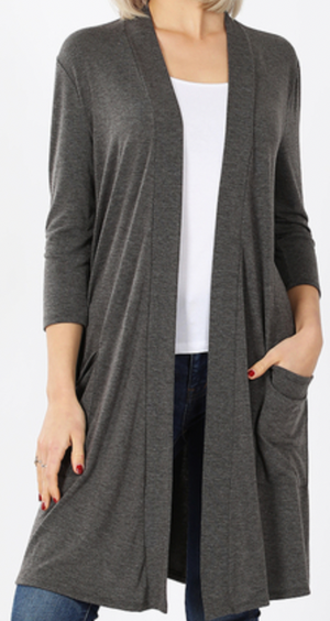 3/4 Sleeve Cardigan