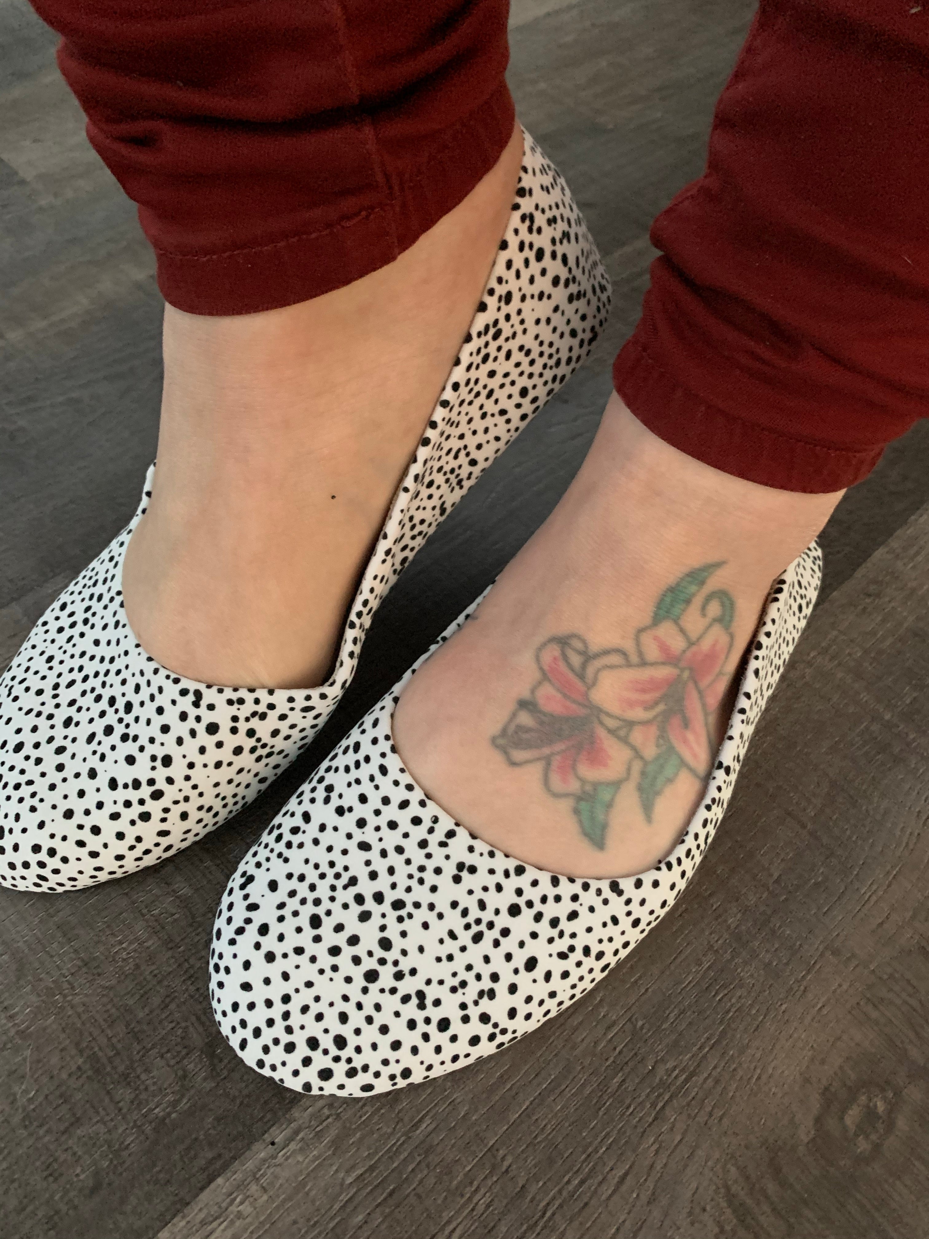 Dalmatian Rollable Flats