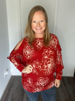 Rusty Floral Tunic