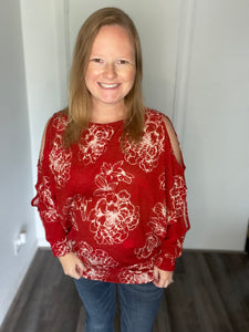 Rusty Floral Tunic