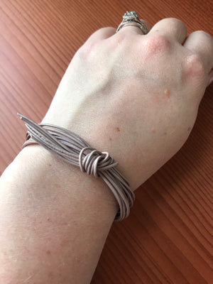 FINAL SALE - Knot Leather Bracelet